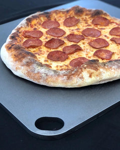 14" x 16" X 1/4 (0.25) with finger holes- The Standard in Baking oven steel & Reversible -Baking Oven Steel, pizza steel,  Two good sides unlike any other steel sold.