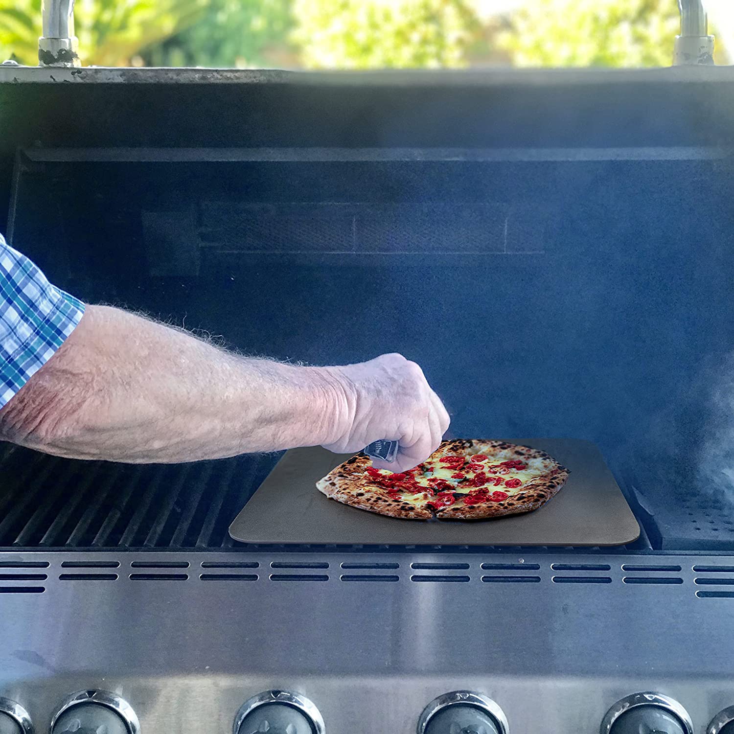 14"x 22" x 1/4" (0.25) - Canada's Number 1 Selling Baking Oven Steels, Pizza Steel By DareBuilt -  Ideal for BBQ and Oven, Reversible