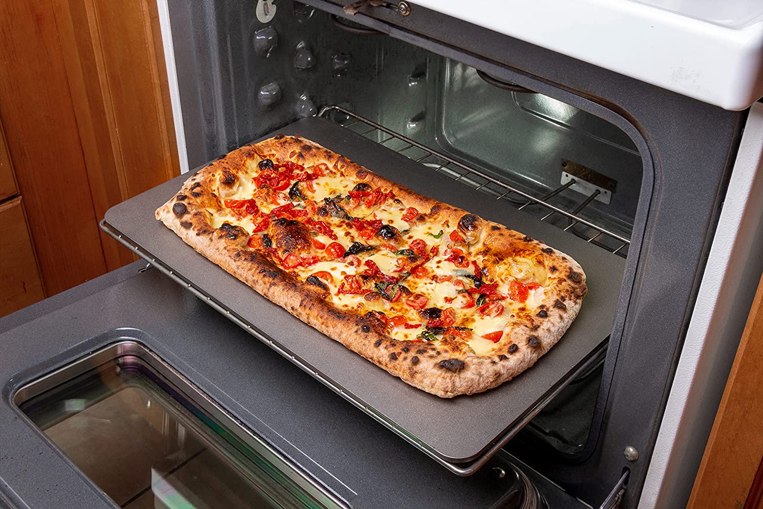 14"x 22" by 3/8" (0.375) -Ultra Deluxe  Canada's Number 1 Selling Steel! Baking Oven  Steels, Pizza Steel By DareBuilt -  Ideal for BBQ and Oven, Reversible