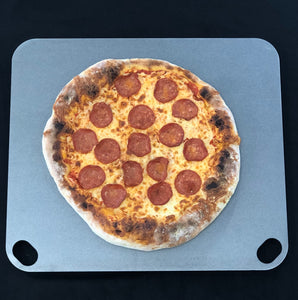 14" x 16" X 1/4 (0.25) with finger holes- The Standard in Baking oven steel & Reversible -Baking Oven Steel, pizza steel,  Two good sides unlike any other steel sold.